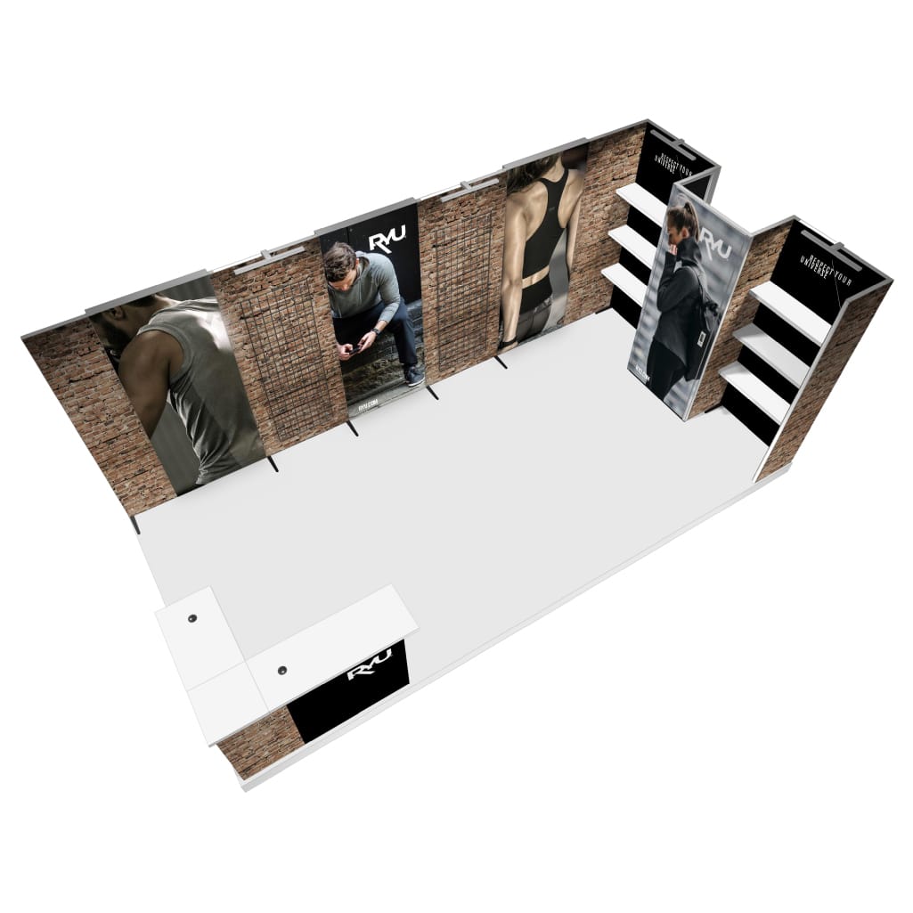H-line Booth Solution (10&#39; x 20&#39;) - 09