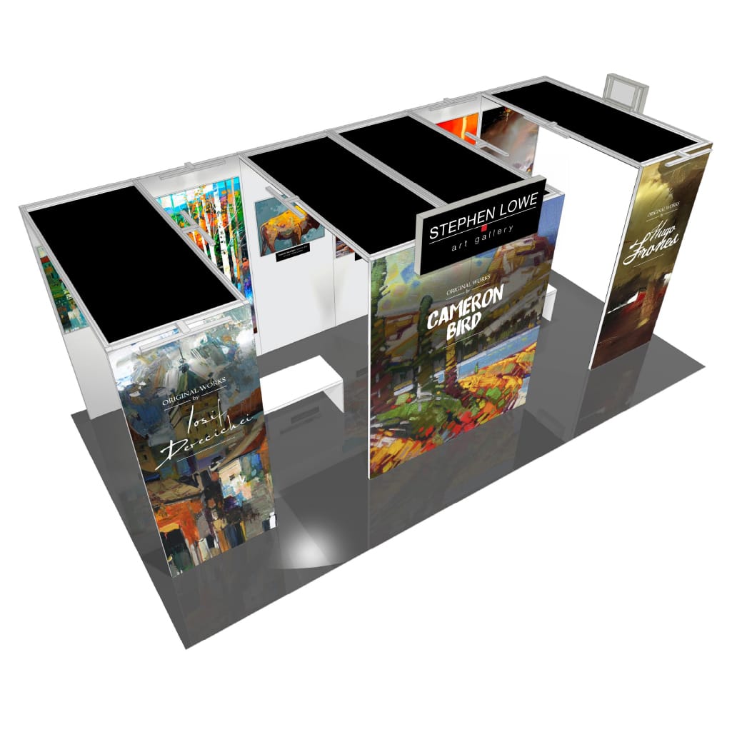 H-line Booth Solution (10' x 20') – 10