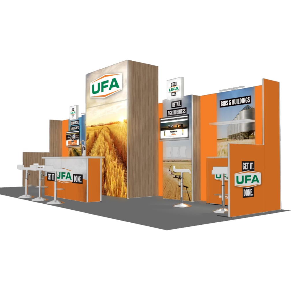 H-line Booth Solution (10&#39; x 30&#39;) - 02