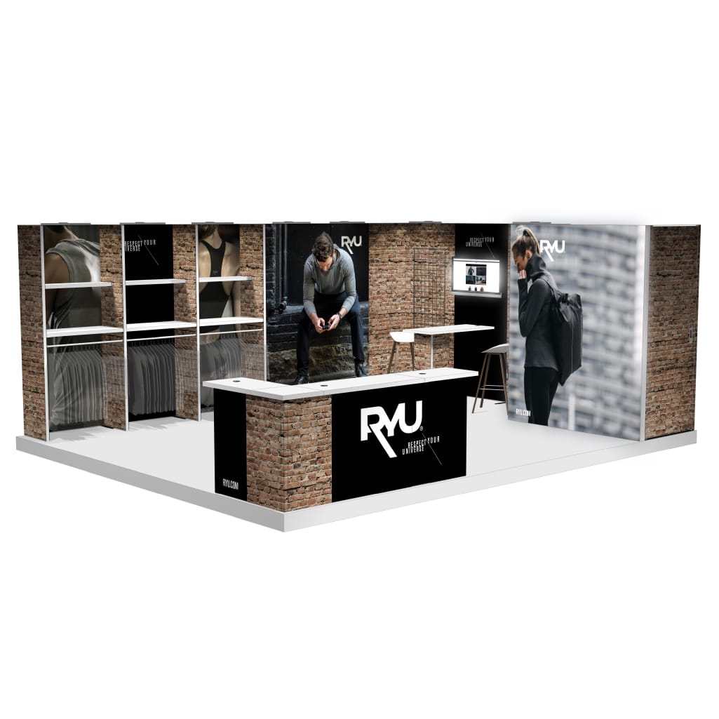 H-line Booth Solution (16' x 20') – 01