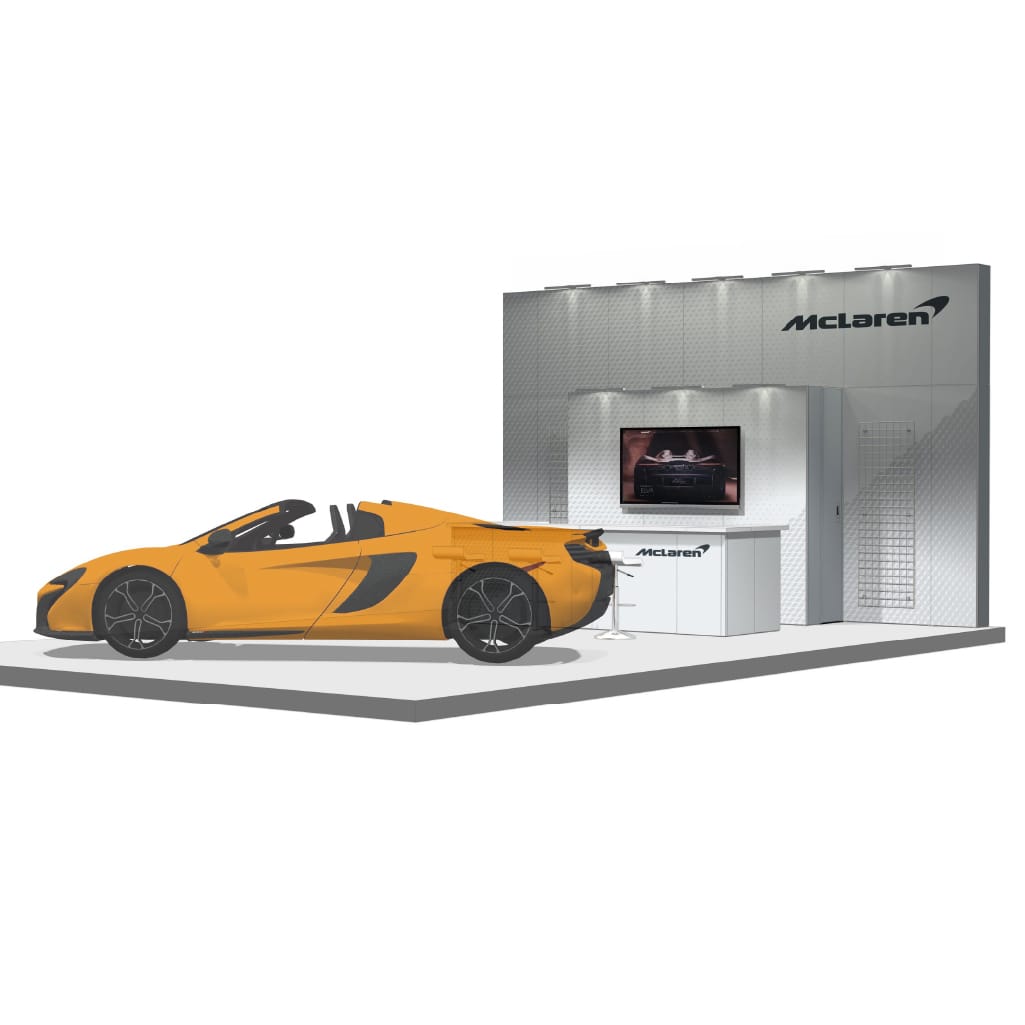 H-line Booth Solution (20&#39; x 30&#39;) - 01