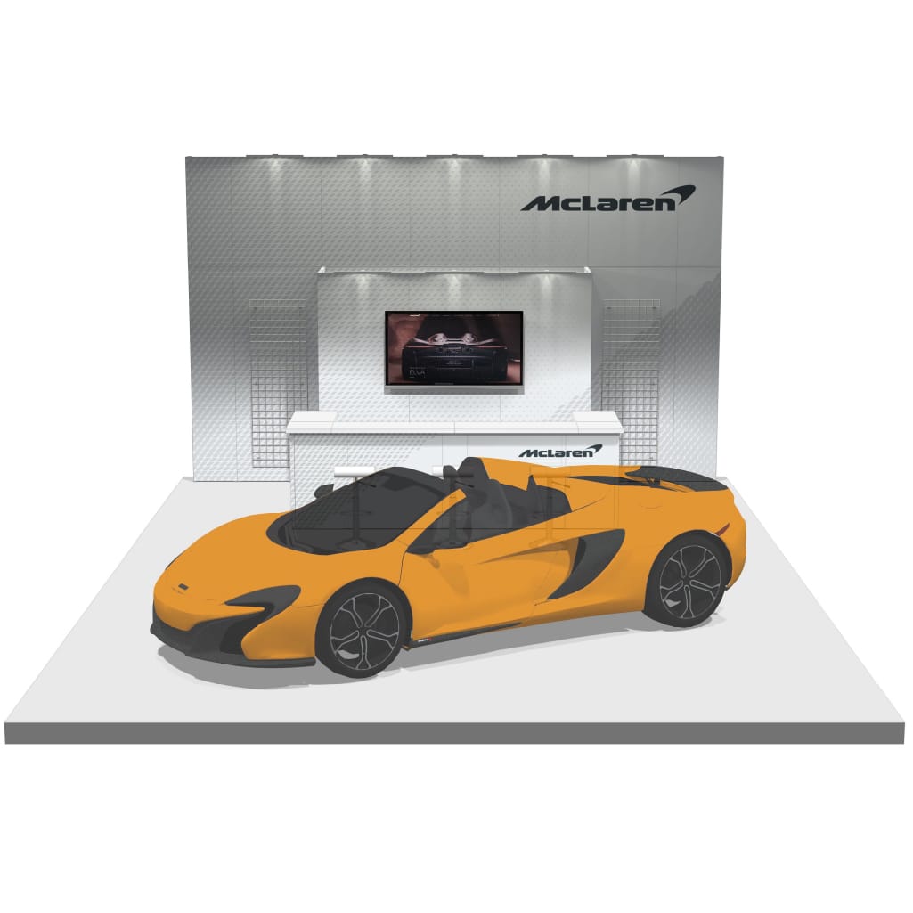 H-line Booth Solution (20&#39; x 30&#39;) - 01