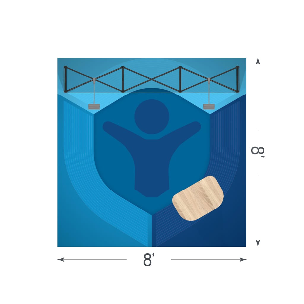 Pop-Up Booth Solution (8&#39; x 8&#39;) - 05