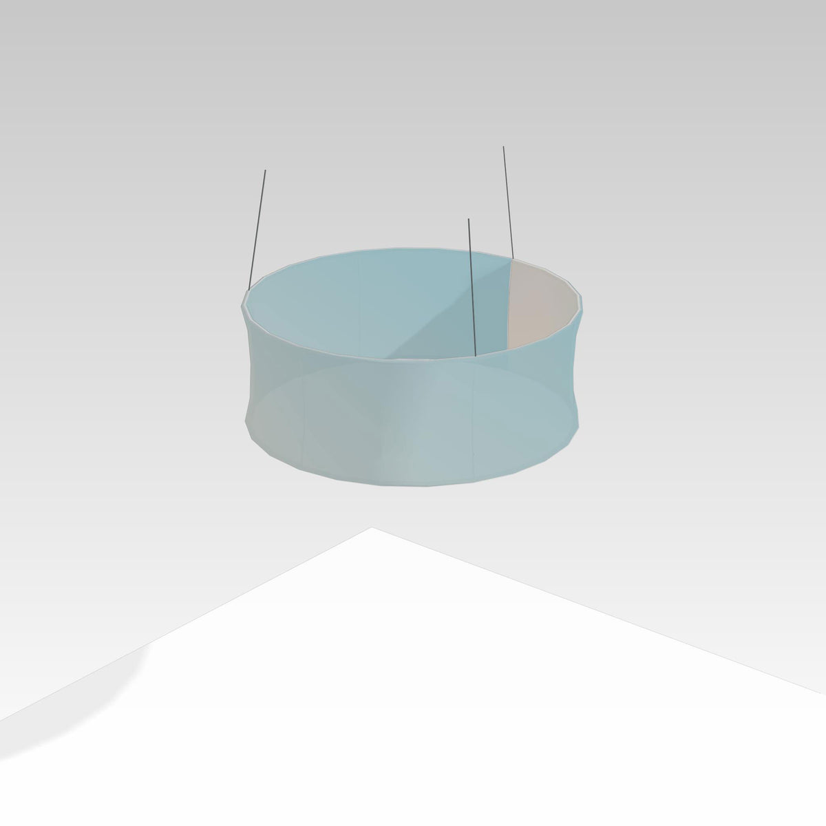 Tension Fabric Hanging Sign 8&#39; x 3&#39; Circular - Graphic