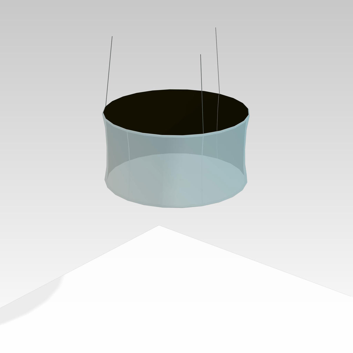 Tension Fabric Hanging Sign 8&#39; x 4&#39; Circular - Graphic