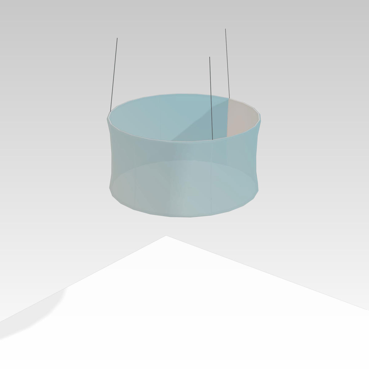 Tension Fabric Hanging Sign 8&#39; x 4&#39; Circular - Graphic