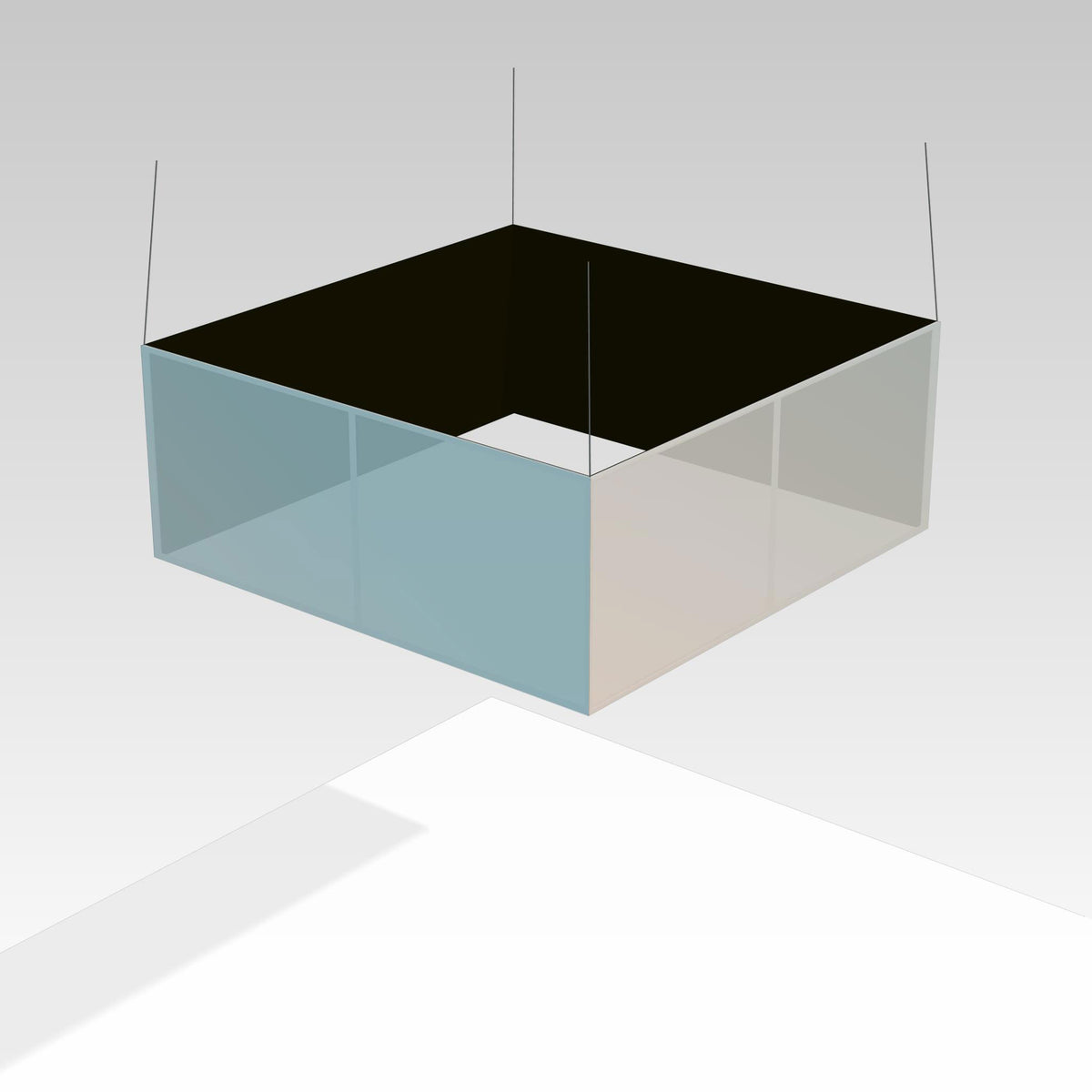 Tension Fabric Hanging Sign 10&#39; x 4&#39; Square - Graphic