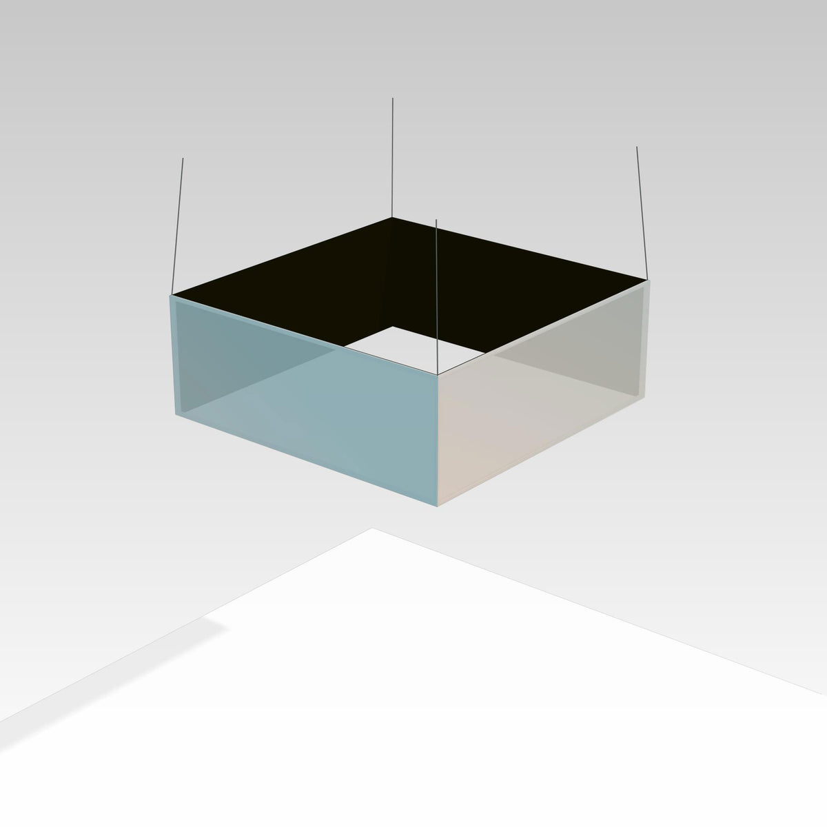 Tension Fabric Hanging Sign 8&#39; x 3&#39; Square - Graphic