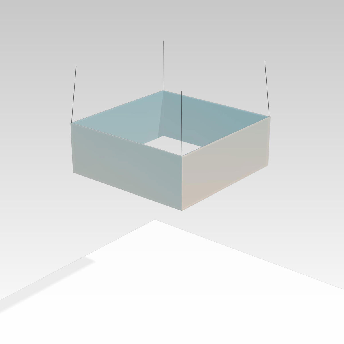 Tension Fabric Hanging Sign 8&#39; x 3&#39; Square - Graphic