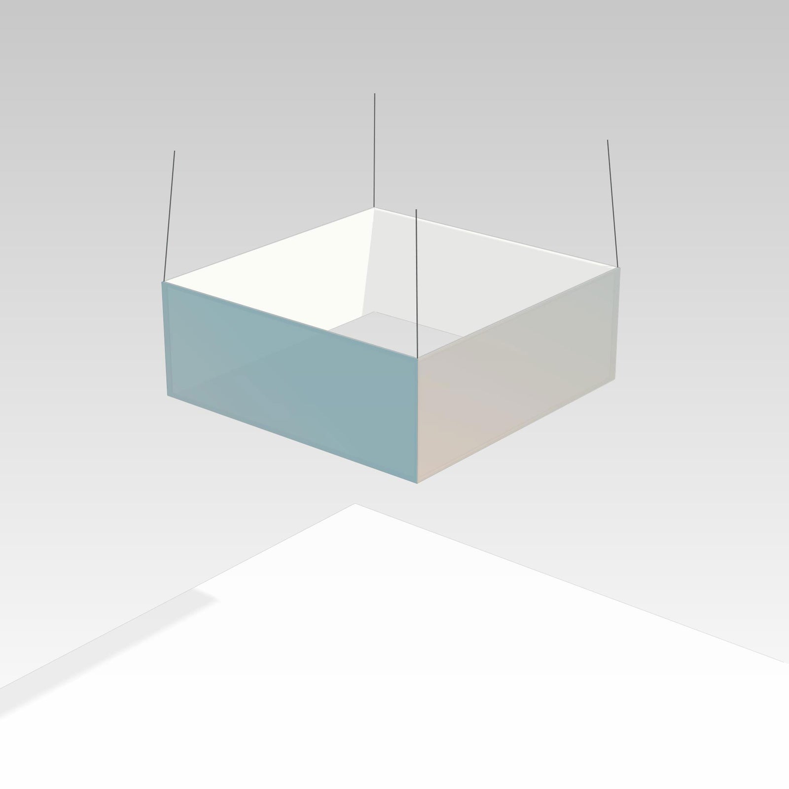 Tension Fabric Hanging Sign 8' x 3' Square - Graphic