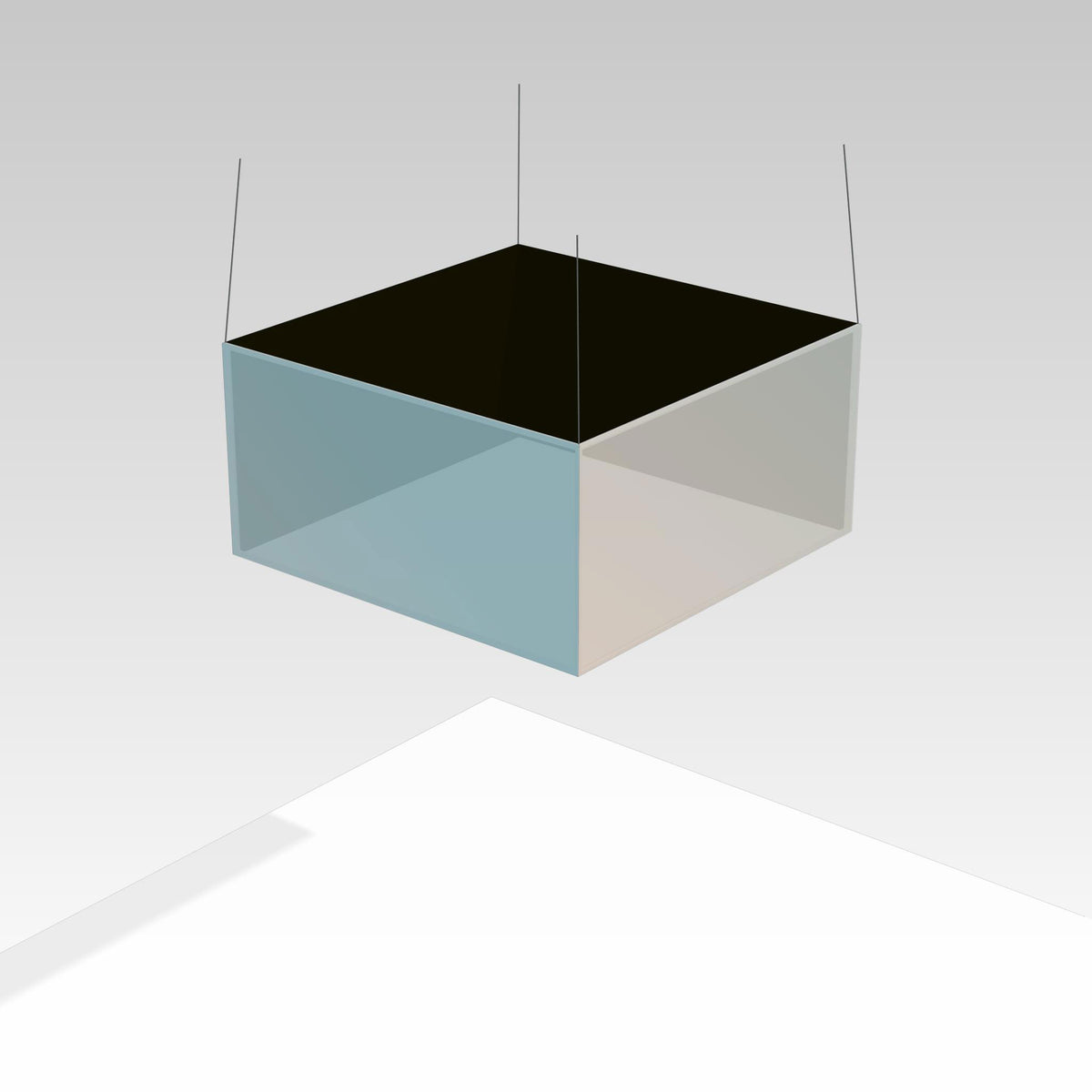 Tension Fabric Hanging Sign 8&#39; x 4&#39; Square - Graphic