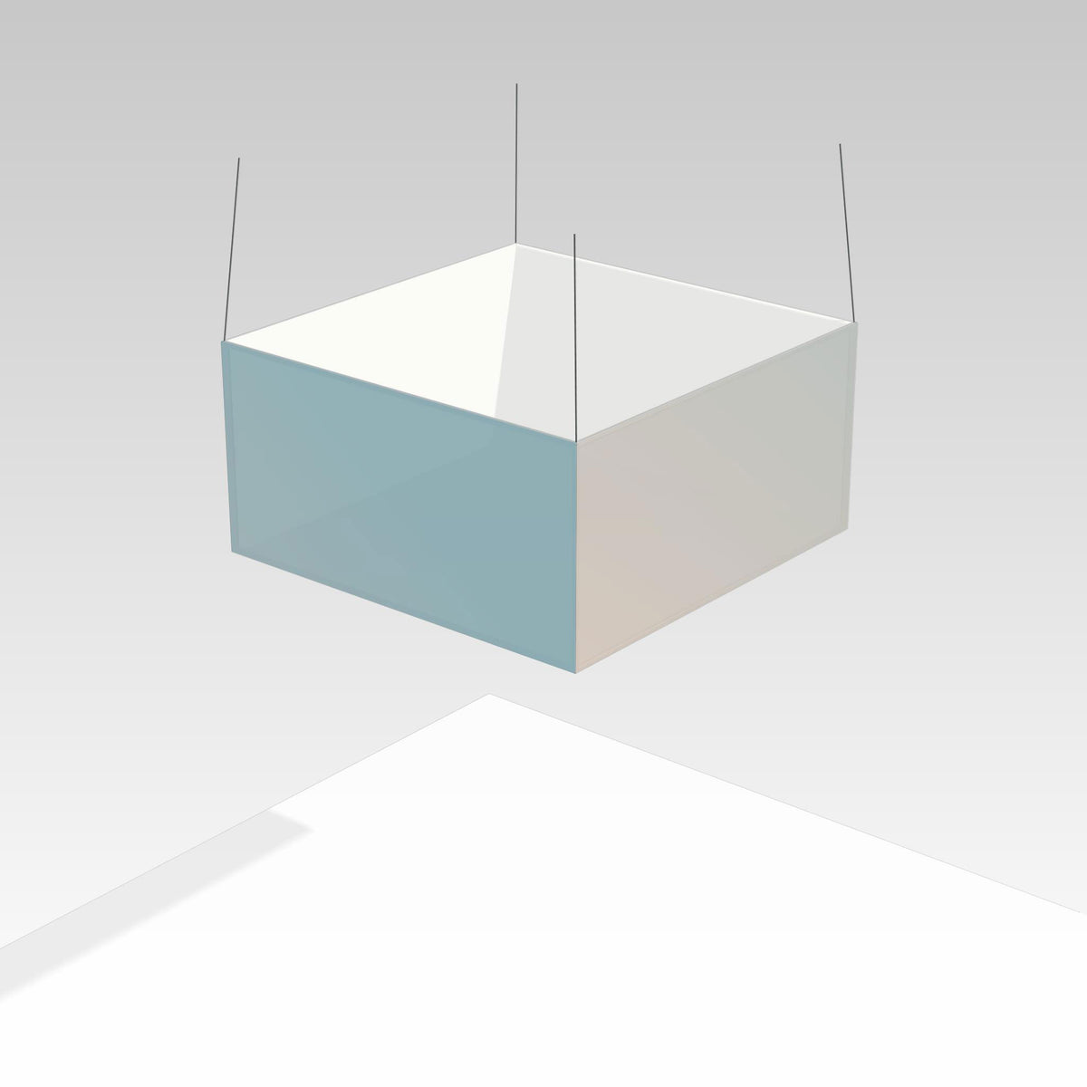 Tension Fabric Hanging Sign 8&#39; x 4&#39; Square - Graphic