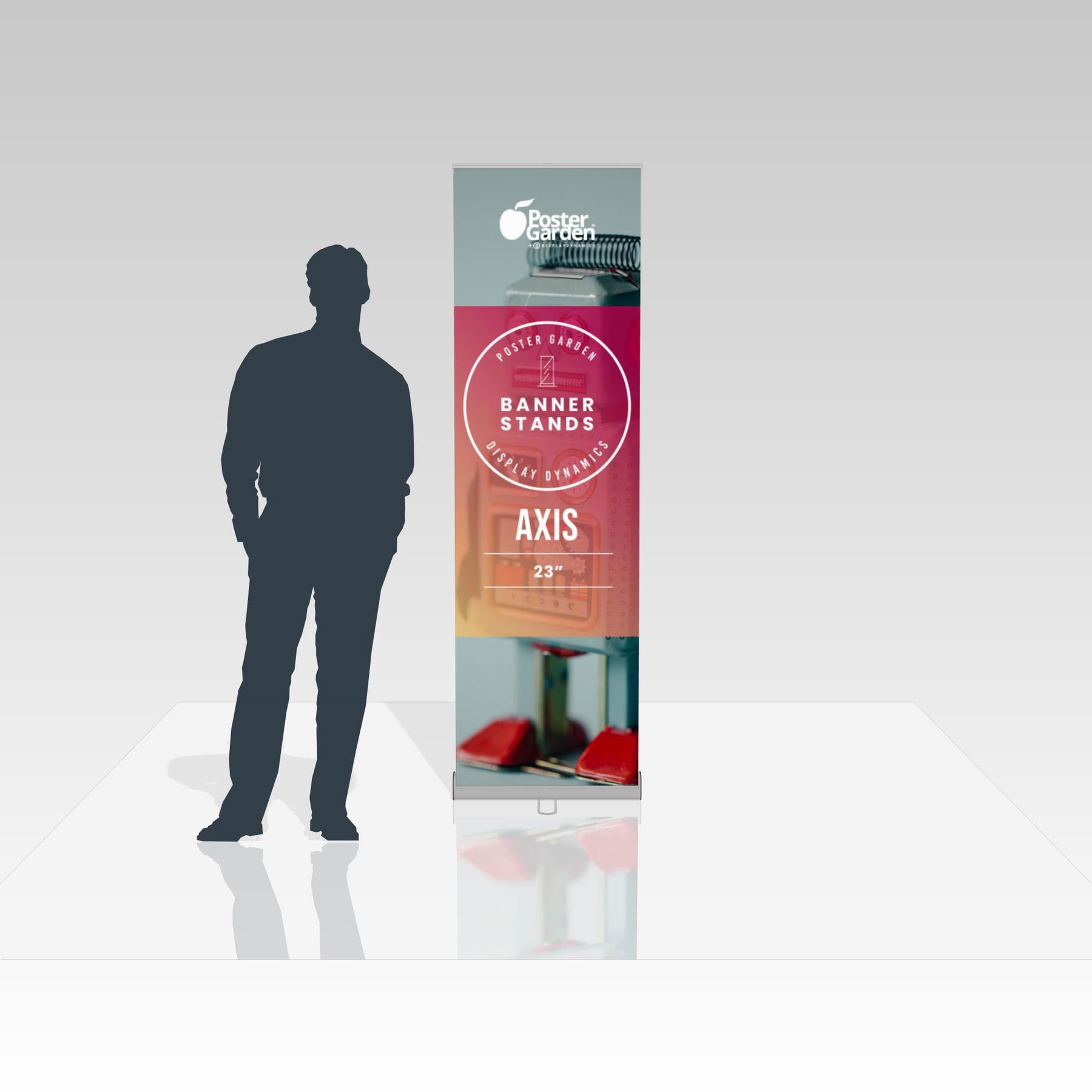 Axis Retractable Banner Stands, Built to Last | PosterGarden