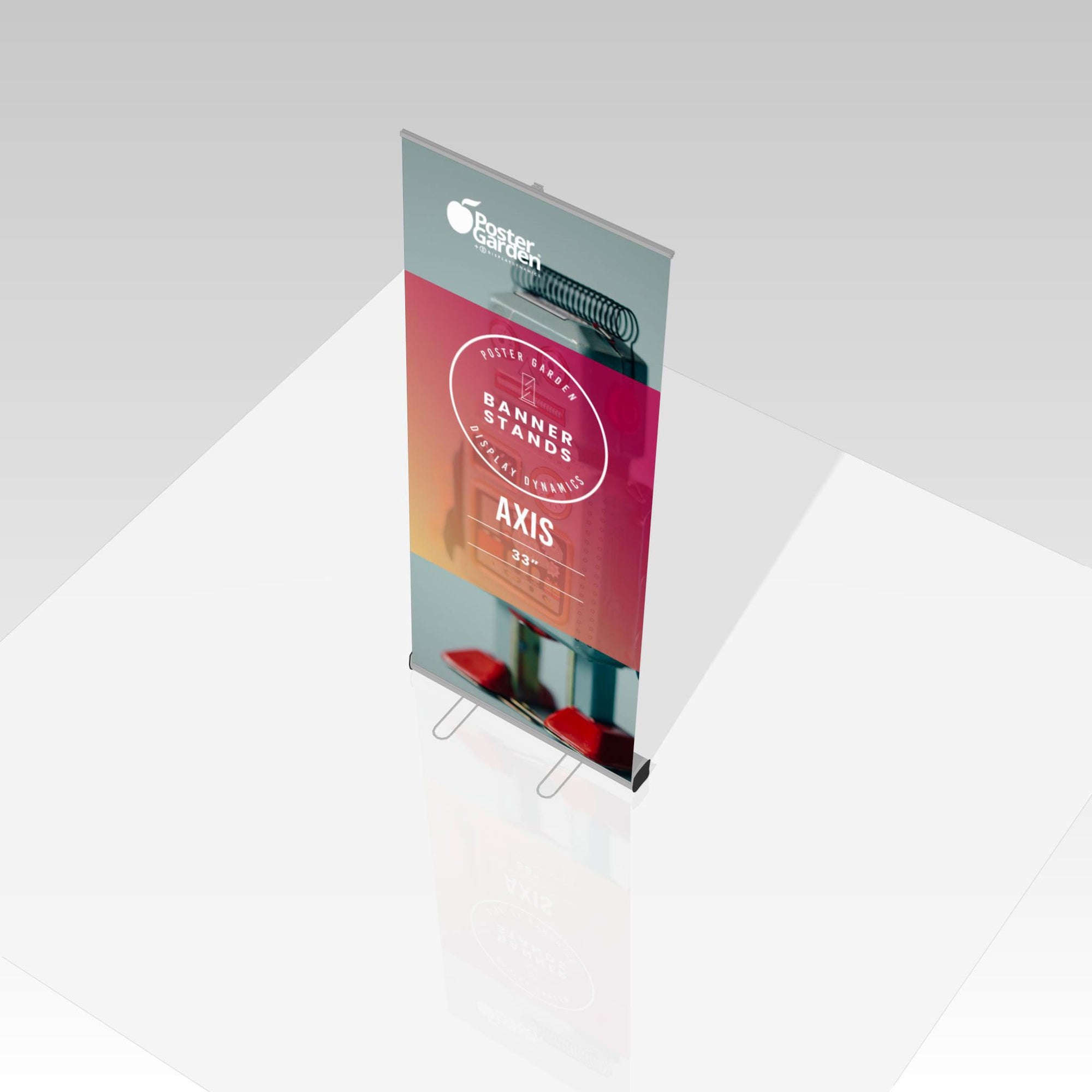 Axis Retractable Banner Stands, Built to Last | PosterGarden
