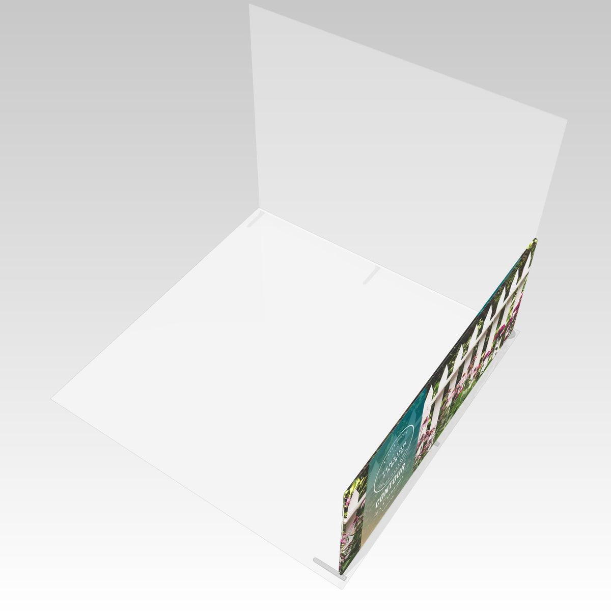 Contour 10&#39; x 4&#39; Straight (Halfwall)