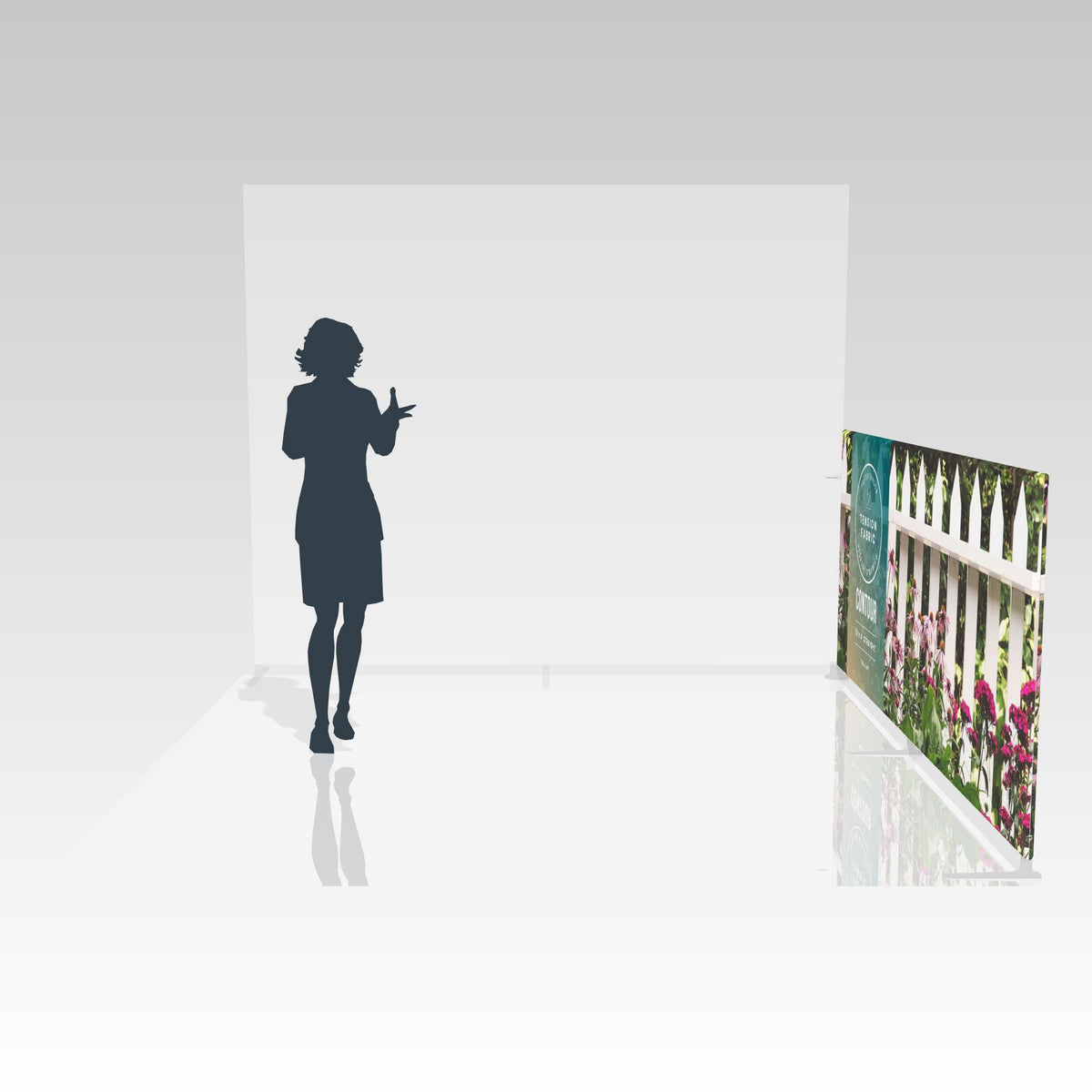 Contour 10&#39; x 4&#39; Straight (Halfwall)